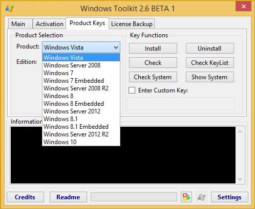 Windows Vista Beta 1 Key